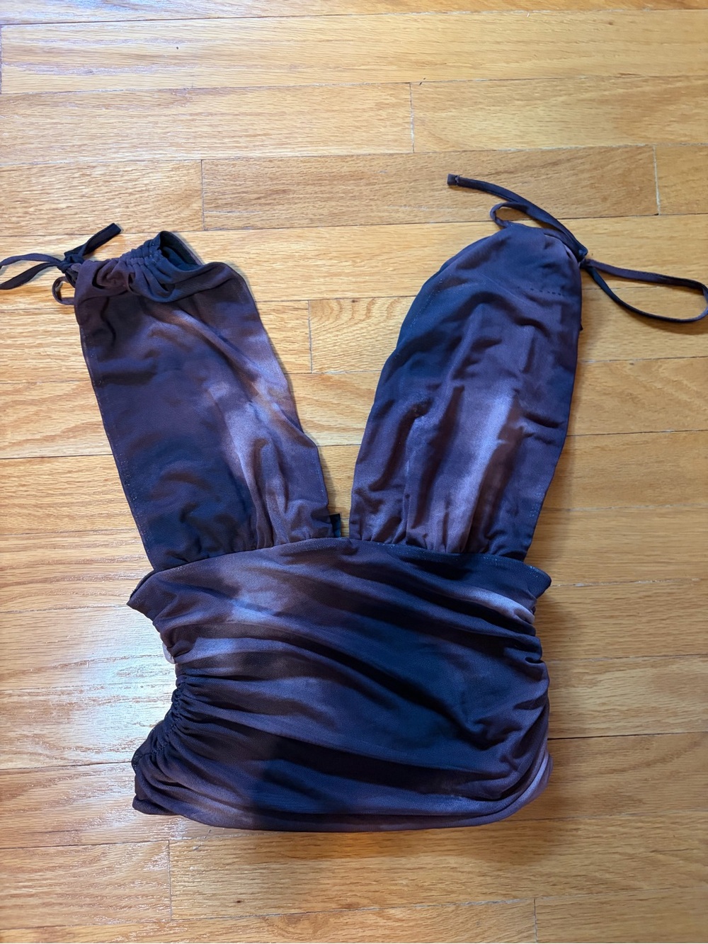 Ruched Cropped Top